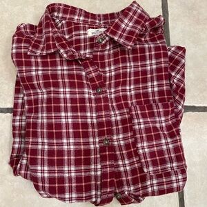 Women’s Hollister Plaid Button-Up Shirt